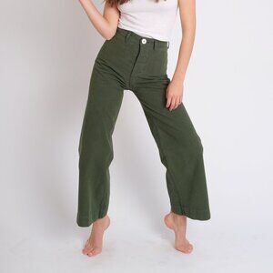 Jesse Kamm Olive Sailor Pants size 8
